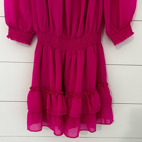 Generation Love Ruffled Chiffon Mini Dress - Picture 5 of 8